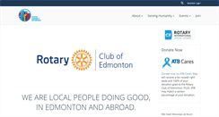 Desktop Screenshot of edmontonrotary.com